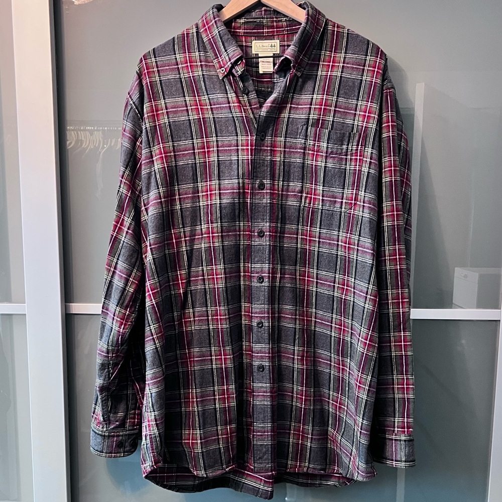 L.L. Bean Flannel Shirt Men’s XLT
